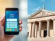 “Digital banking app vs traditional bank building – comparison of neo-banks and traditional banks in 2025.”